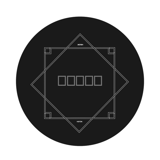 Texas Hold'em Poker Mat 47" Round