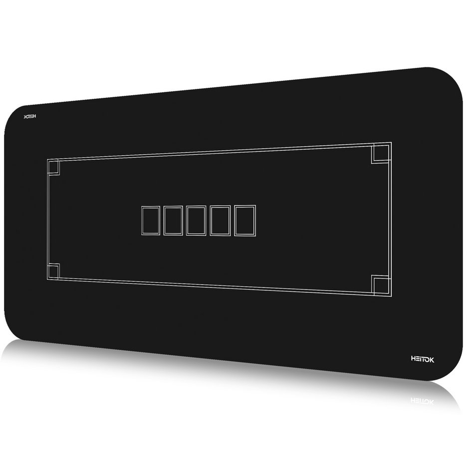 HEITOK - Texas Hold'em Poker Mat 70" x 35"